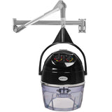Gabbiano Hanging Dryer DII-301W Two Speeds Black - styling tool shown on a white background