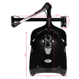 Gabbiano Hanging Dryer Hood Dx-201W One Speed Black - styling tool shown on a white background