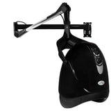 Gabbiano Hanging Dryer Hood Dx-201W One Speed Black - styling tool shown on a white background