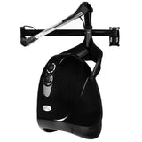 Gabbiano Hanging Dryer Hood Dx-201W One Speed Black - styling tool shown on a white background