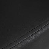 Gabbiano Helsinki Hairdressing Backwash Unit Black - close-up of the upholstery and construction details