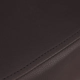 Gabbiano Helsinki Hairdressing Backwash Unit Brown - close-up of the upholstery and construction details