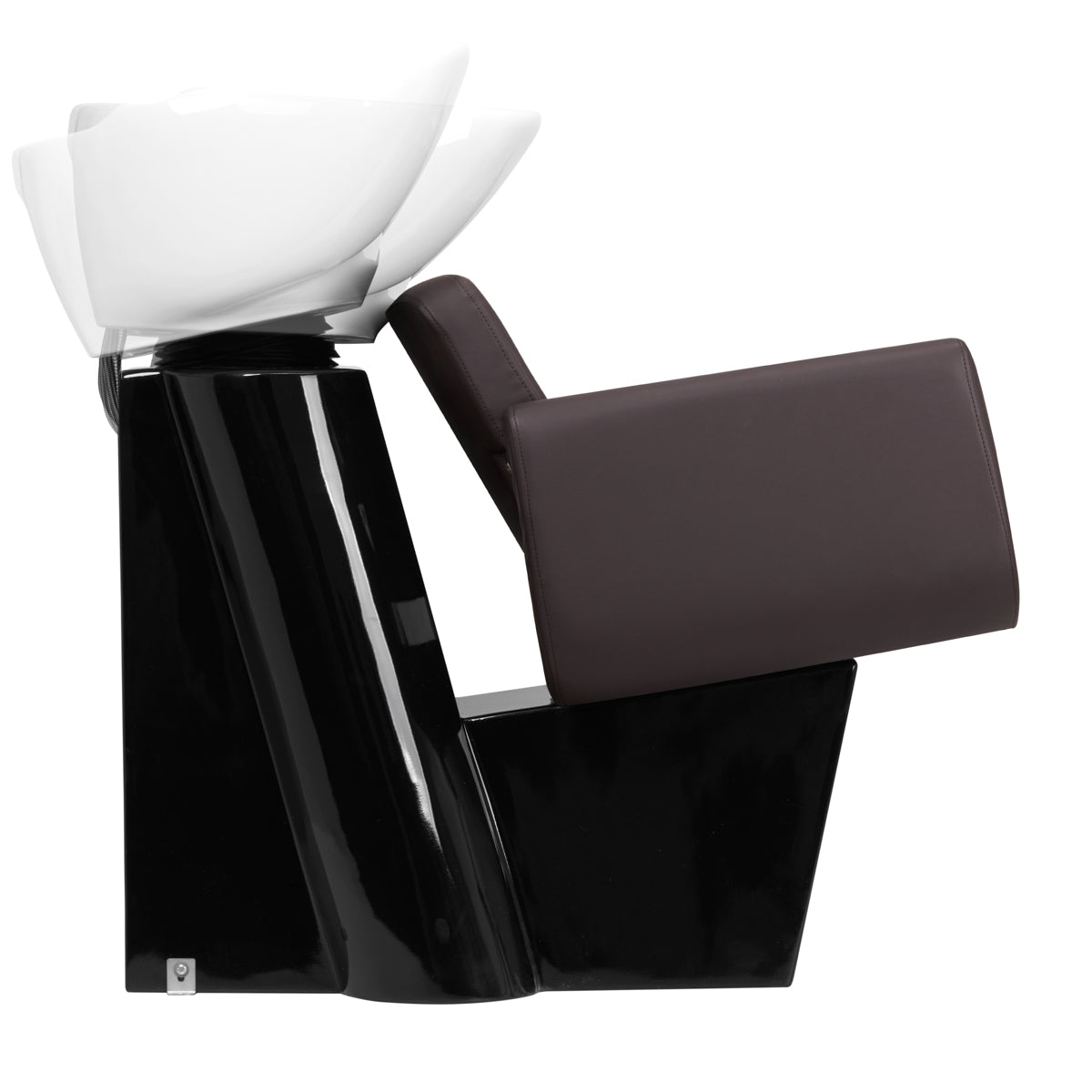 Gabbiano Helsinki Hairdressing Backwash Unit Brown - close-up of a functional part of the basin unit