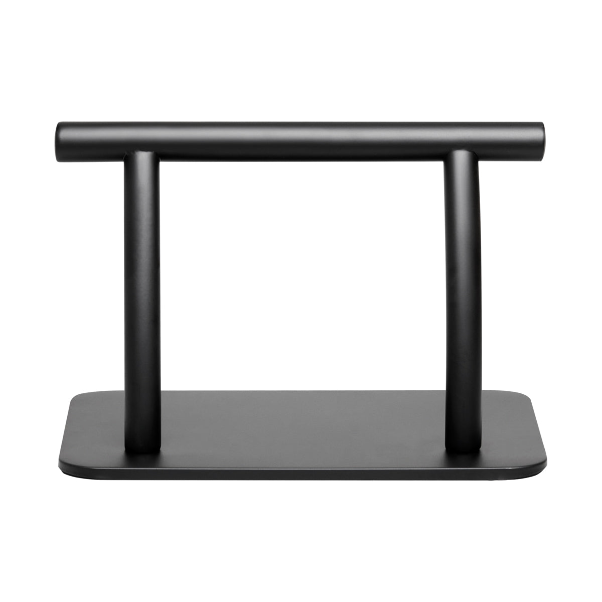 Gabbiano L005S Hairdressing Footrest Black - full product view on a white background