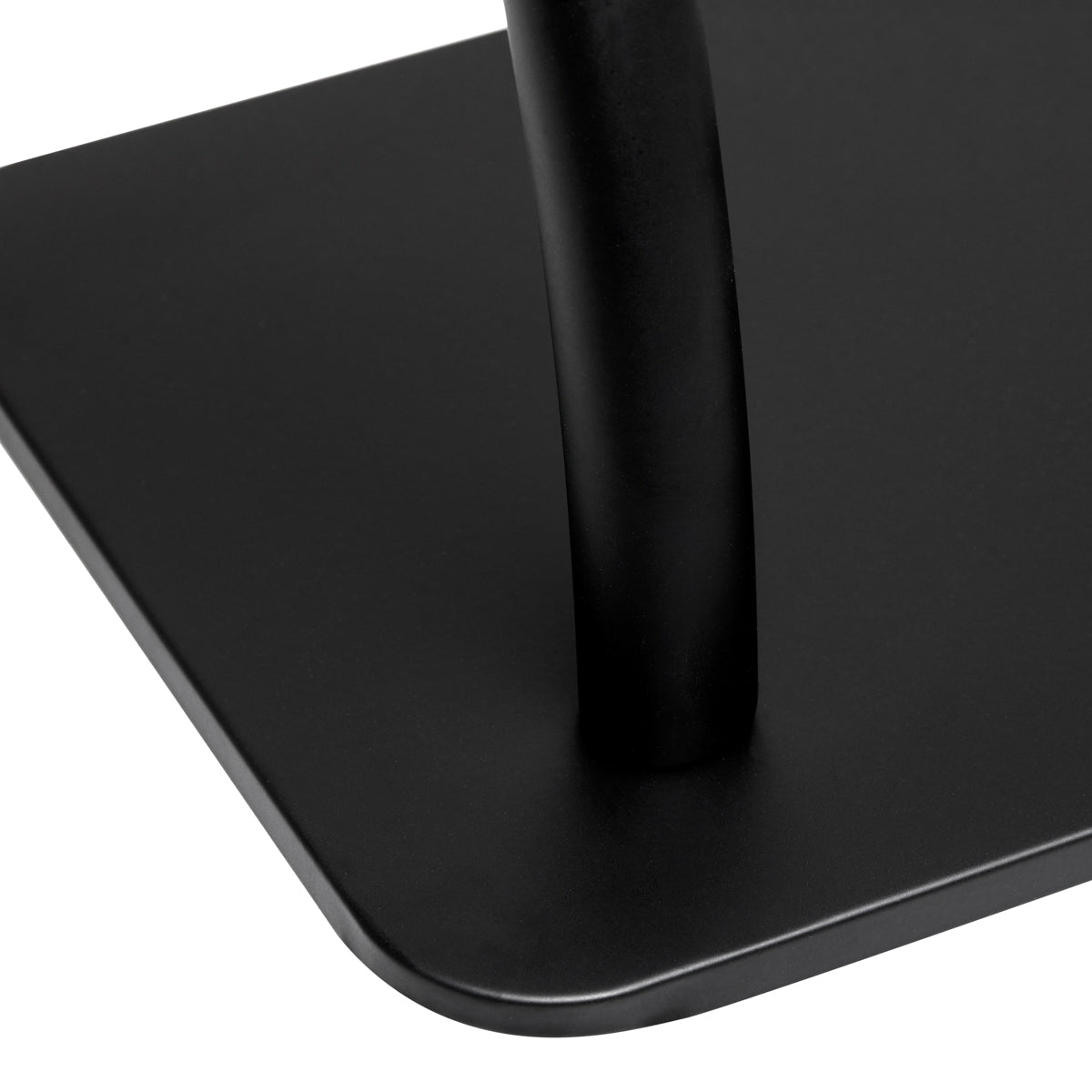 Gabbiano L005S Hairdressing Footrest Black - displayed in a professional treatment-room setting