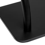Gabbiano L005S Hairdressing Footrest Black - displayed in a professional treatment-room setting