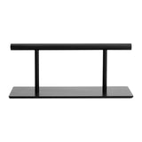 Gabbiano L008B Hairdressing Footrest Black - full product view on a white background