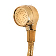 Gabbiano Large Backwash Unit Handset Gold - chrome basin handset on a white background