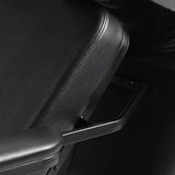Gabbiano Madrid Backwash Unit Black - close-up of the upholstery and construction details