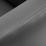 Gabbiano Malaga Hair Salon Styling Chair Gold & Grey - close-up of the upholstery and construction details