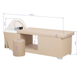 Gabbiano Maldives Head Spa Bed & Professional Hair Washing Station Beige - close-up of a functional part of the basin unit
