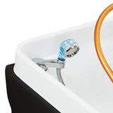 Gabbiano Maldives Head Spa Bed & Professional Hair Washing Station Black - dimensions and measurements shown
