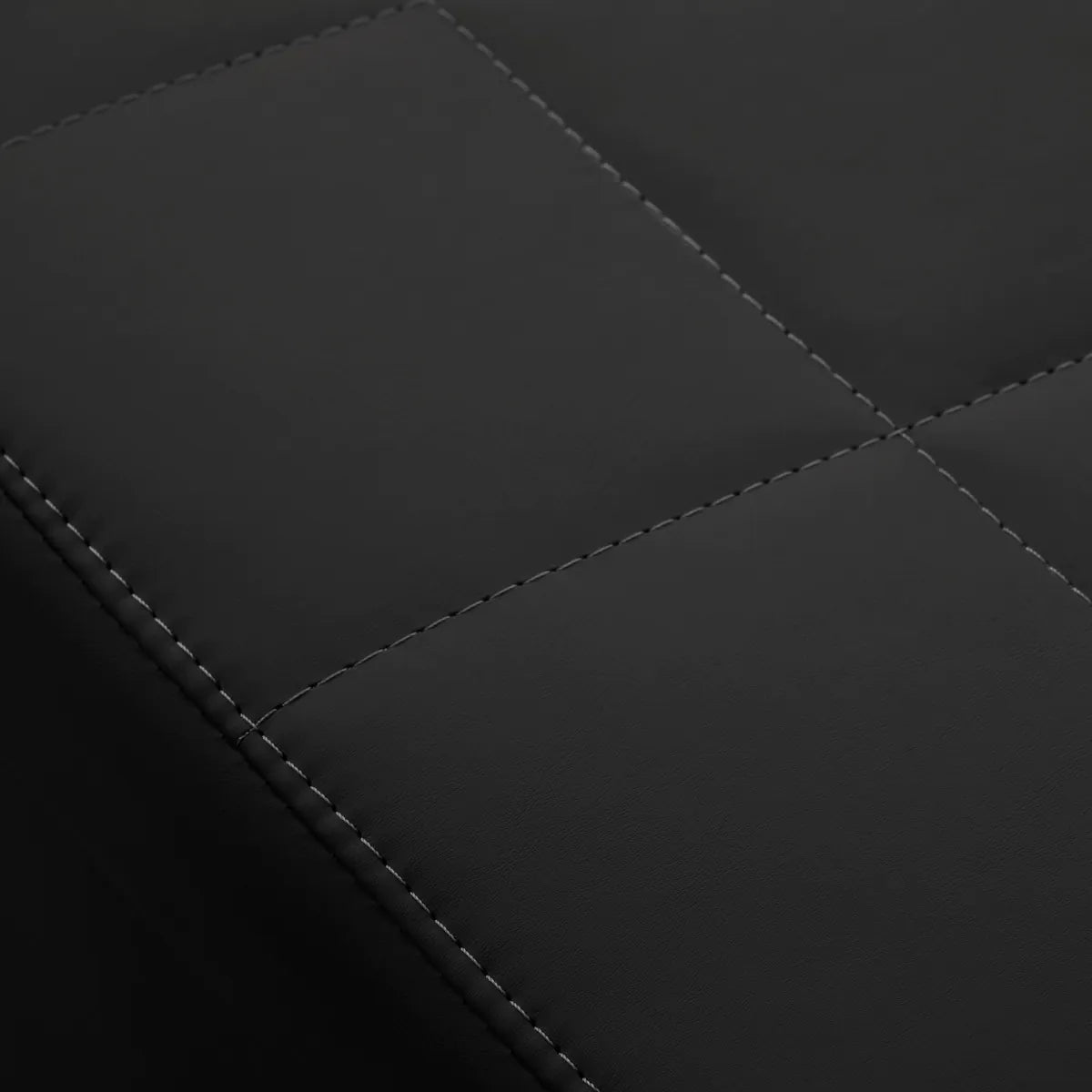Gabbiano Maldives Head Spa Bed & Professional Hair Washing Station Black - close-up of the upholstery and construction details