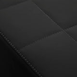 Gabbiano Maldives Head Spa Bed & Professional Hair Washing Station Black - close-up of the upholstery and construction details