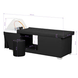 Gabbiano Maldives Head Spa Bed & Professional Hair Washing Station Black - close-up of a functional part of the basin unit