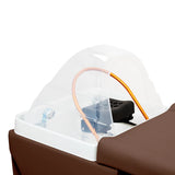 Gabbiano Maldives Head Spa Bed & Professional Hair Washing Station Brown - displayed in a professional treatment-room setting