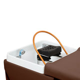 Gabbiano Maldives Head Spa Bed & Professional Hair Washing Station Brown - displayed in a professional treatment-room setting