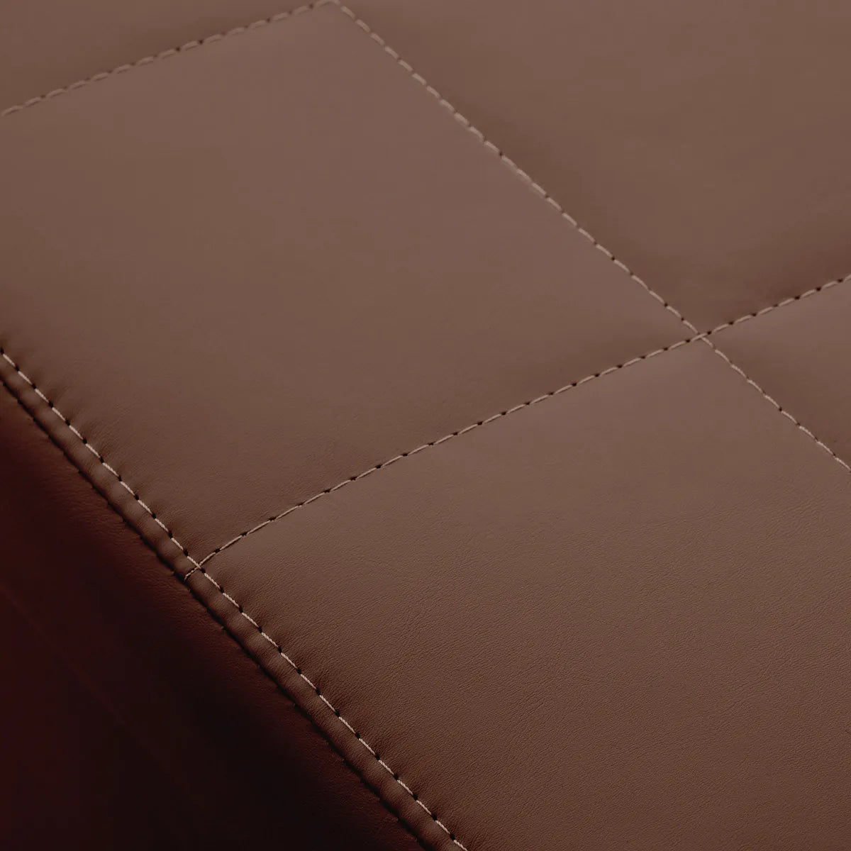 Gabbiano Maldives Head Spa Bed & Professional Hair Washing Station Brown - close-up of the upholstery and construction details