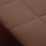 Gabbiano Maldives Head Spa Bed & Professional Hair Washing Station Brown - close-up of the upholstery and construction details