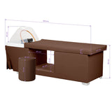 Gabbiano Maldives Head Spa Bed & Professional Hair Washing Station Brown - close-up of a functional part of the basin unit