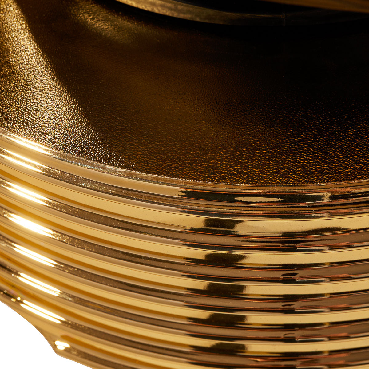 Gabbiano Marcus Backwash Unit Gold & Black - close-up of the upholstery and construction details