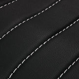 Gabbiano Marcus Backwash Unit Gold & Black - close-up of the upholstery and construction details