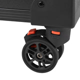 Gabbiano Mobile Hairdresser Trolley V21 Black - displayed in a professional treatment-room setting