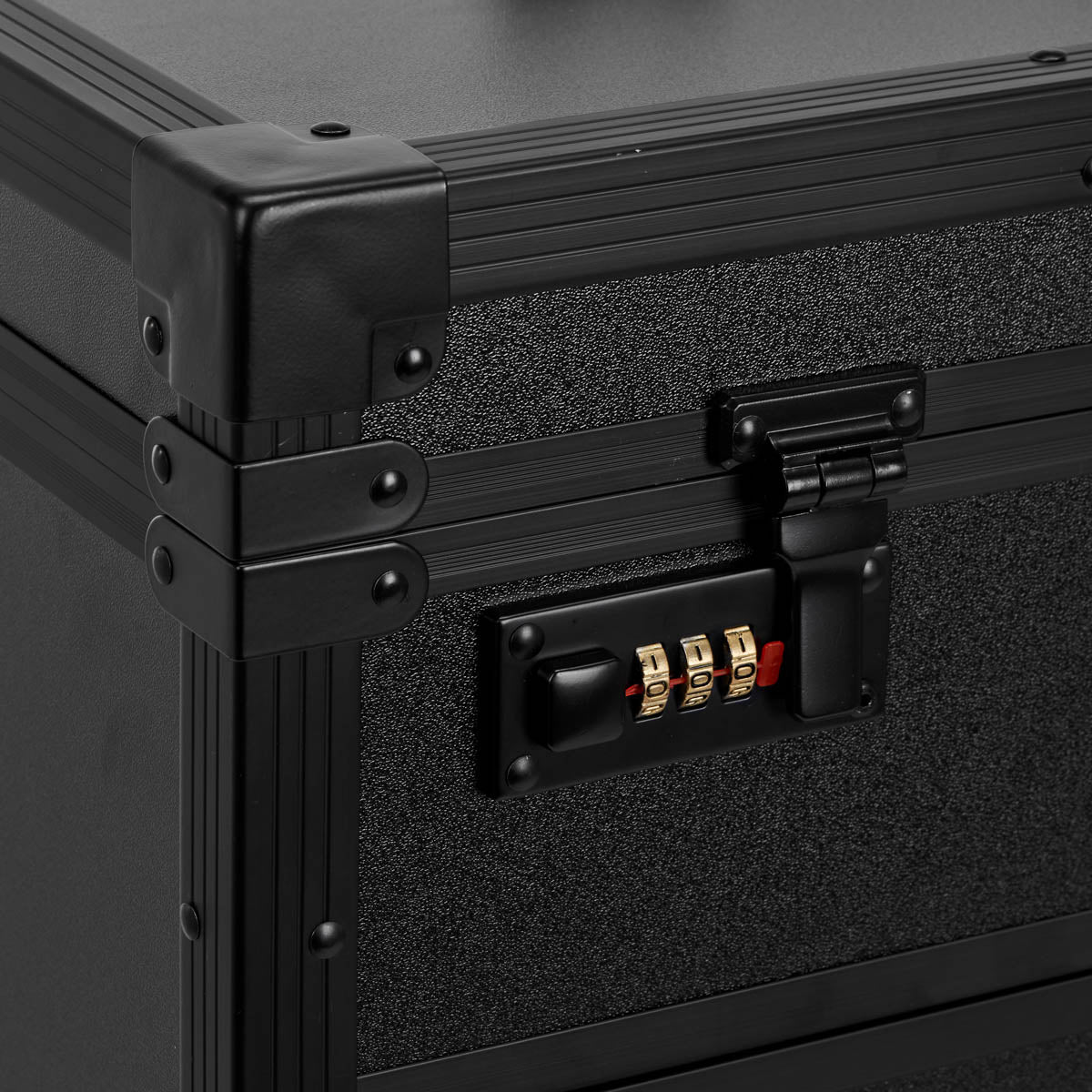 Gabbiano Mobile Hairdresser Trolley V21 Black - close-up of a construction detail