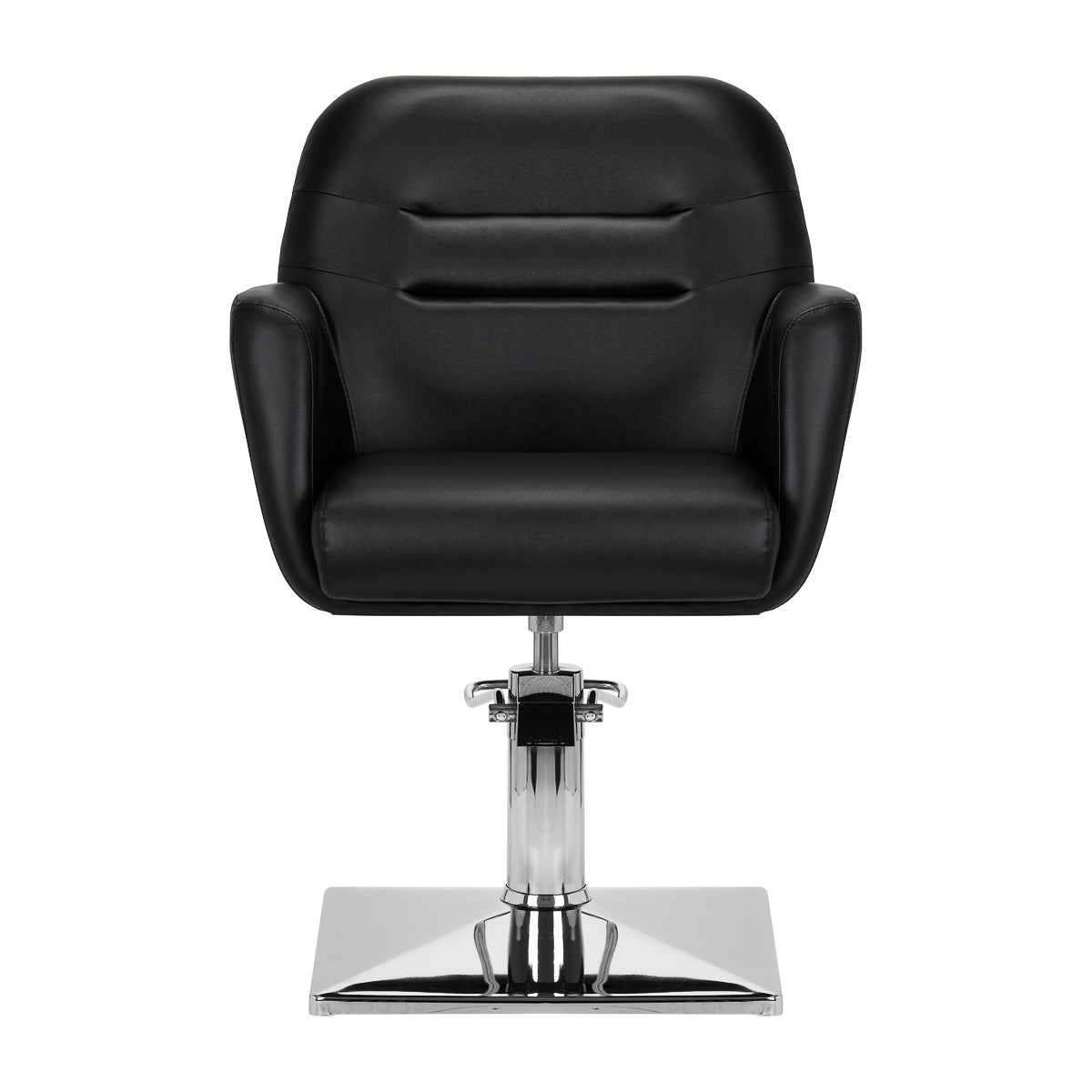 Gabbiano Monaco Hairdressing Chair Black - side view on a white background