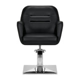 Gabbiano Monaco Hairdressing Chair Black - side view on a white background
