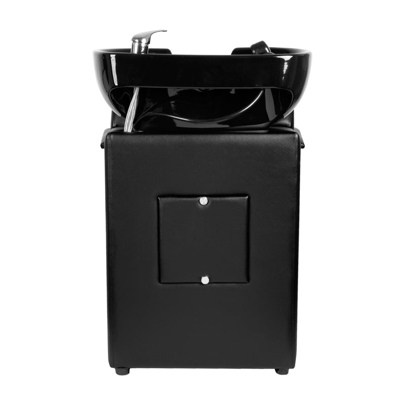 Gabbiano Orlean Hair Wash Unit Black - close-up of a functional part of the basin unit