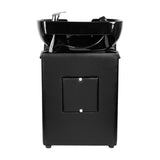 Gabbiano Orlean Hair Wash Unit Black - close-up of a functional part of the basin unit