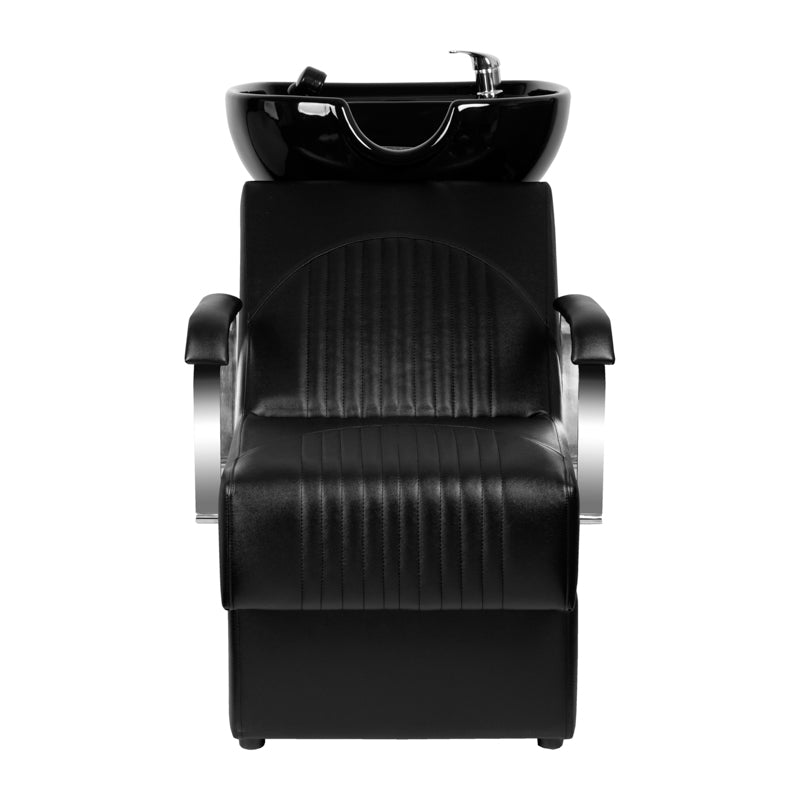 Gabbiano Orlean Hair Wash Unit Black - close-up of a functional part of the basin unit