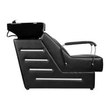 Gabbiano Orlean Hair Wash Unit Black - close-up of a functional part of the basin unit