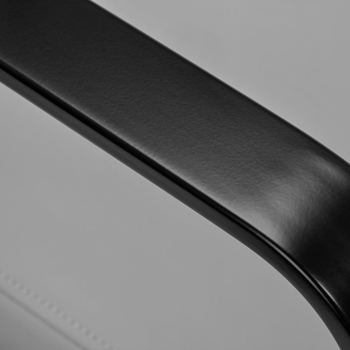 Gabbiano Porto-BM Hair Salon Styling Chair Black & Grey - close-up of the upholstery and construction details