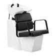 Gabbiano Porto-BM Hair Wash Unit Black - full product view at an angle on a white background