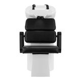 Gabbiano Porto-BM Hair Wash Unit Black - front view of the complete wash unit