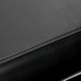 Gabbiano Porto-BM Hair Wash Unit Black - close-up of the upholstery and construction details
