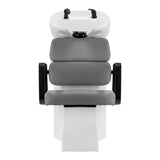 Gabbiano Porto-BM Hair Wash Unit Grey - front view of the complete wash unit