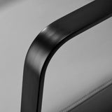 Gabbiano Porto-BM Hair Wash Unit Grey - close-up of the upholstery and construction details