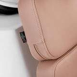 Gabbiano Porto-GM Hair Wash Unit Beige & Gold - close-up of the upholstery and construction details