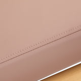 Gabbiano Porto-GM Hair Wash Unit Beige & Gold - close-up of the upholstery and construction details