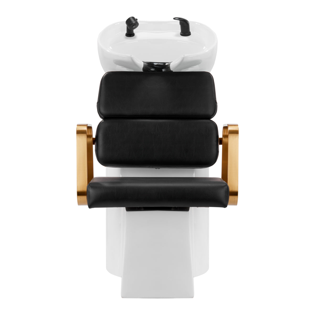 Gabbiano Porto-GM Hair Wash Unit Black - full product view on a white background