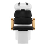 Gabbiano Porto-GM Hair Wash Unit Black - full product view on a white background