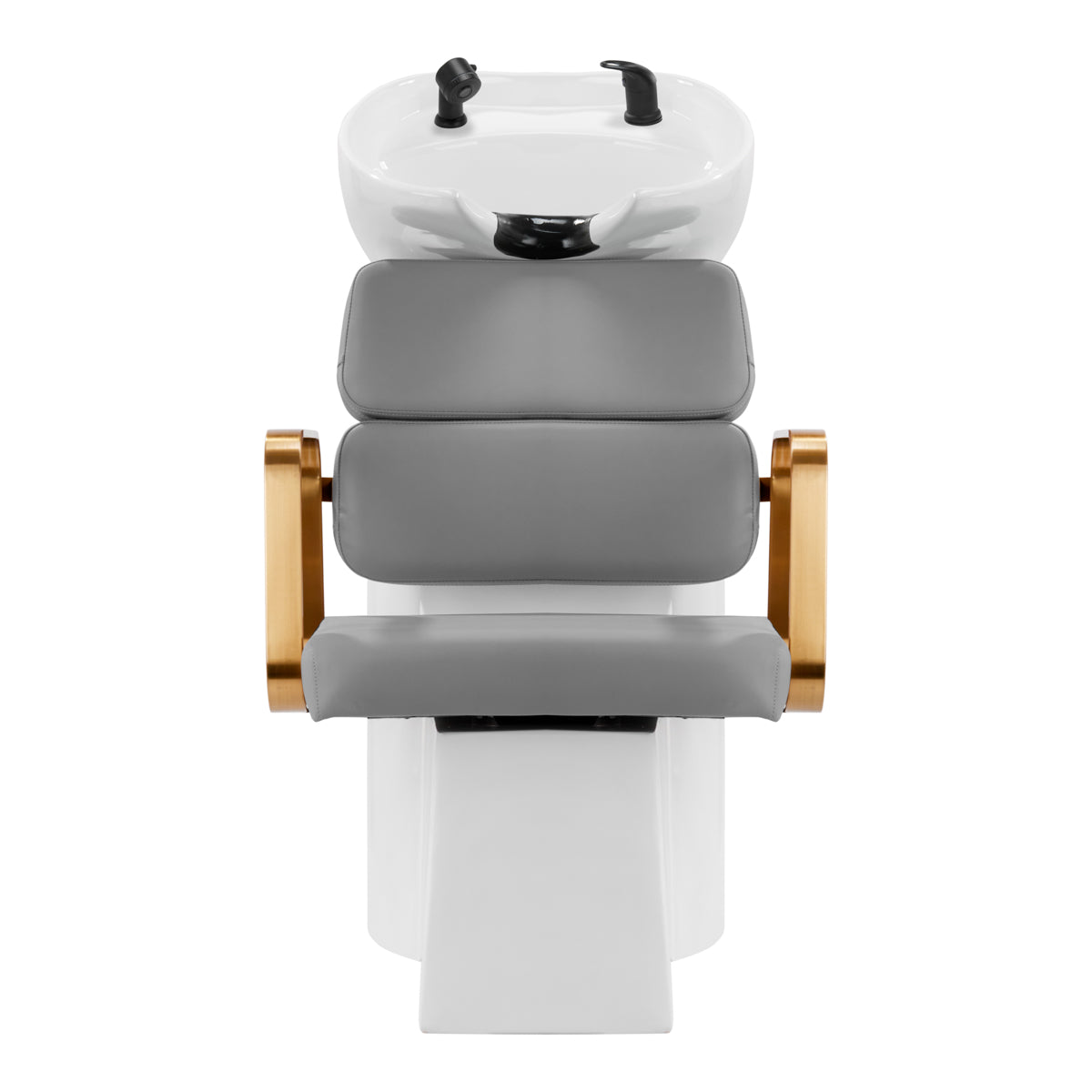 Gabbiano Porto-GM Hair Wash Unit Grey - full product view on a white background