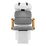 Gabbiano Porto-GM Hair Wash Unit Grey - full product view on a white background