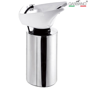 Gabbiano Q-2460 Barber Washing Station - full product view at an angle on a white background