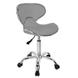 Gabbiano Q-4599 Beauty Chair Grey - full product view at an angle on a white background