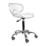 Gabbiano Q-4599 Beauty Chair White - full product view at an angle on a white background