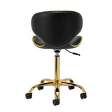 Gabbiano Q-4599G Beauty Chair Black - full product view on a white background